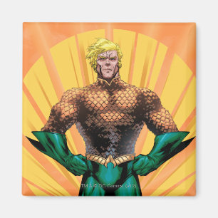 Imã Aquaman em pé