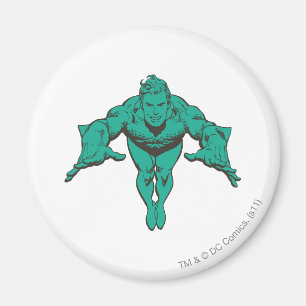 Imã Aquaman Pulando para a frente - Teal
