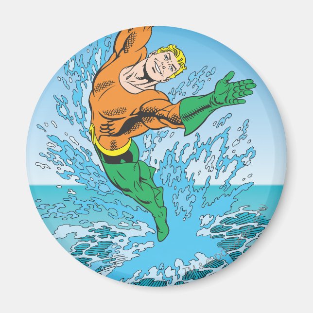 Imã Aquaman sai do mar (Frente)