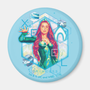 Imã Aquaman Xebel Princess Mera Hexagonal Graphic