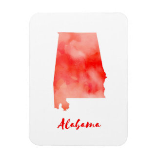 Ímã Aquarela Alabama Estados Unidos