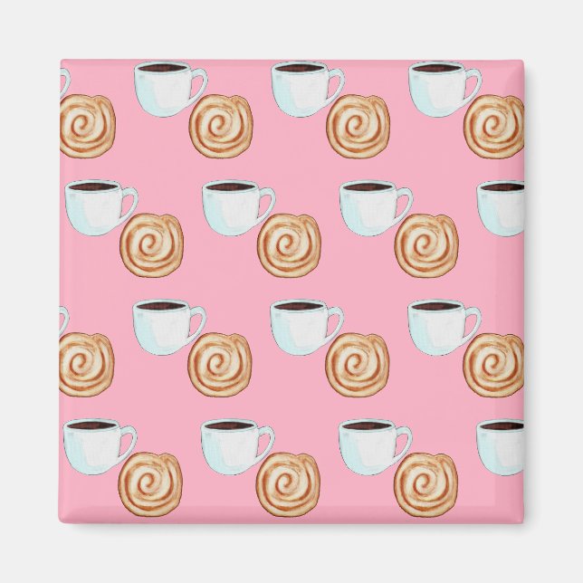 Imã Aquarela Cinnamon Torneira Café (Frente)