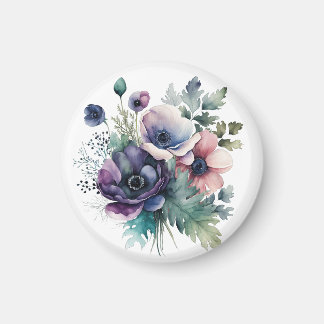 Imã Aquarela floral
