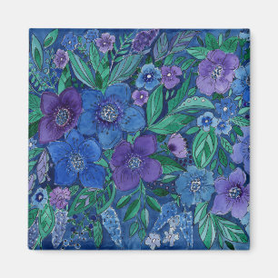Imã Aquarela, horta floral