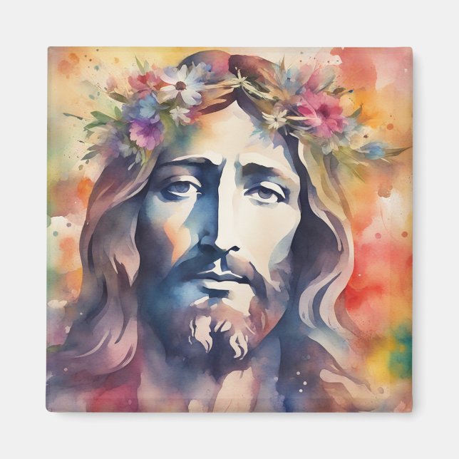 Imã Aquarela Jesus (Frente)