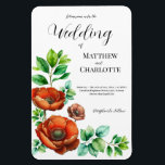 Ímã Aquarela Sublime Papoulas Vermelhas em Estilo Vint<br><div class="desc">Sublime Aquarela Papoulas Vermelhas em Estilo Vintage é um design criado em gráficos e aquarela. É adequado para aqueles que amam papoulas e flores de cores vibrantes.</div>