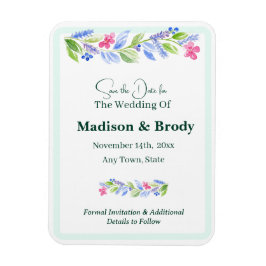 Ímã Aquarelas pintadas Manipuladamente Floral SALVAR A