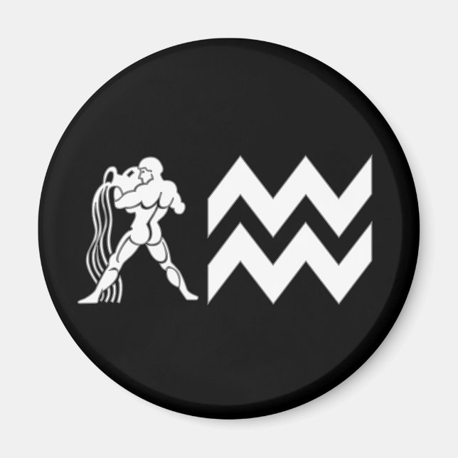 Imã Aquário com Símbolo (Frente)