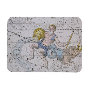 Ímã Aquário e Capricórnio, "de um atlas celestial",