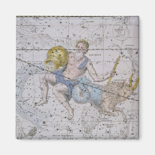 Imã Aquário e Capricórnio, "de um atlas celestial",