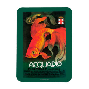 Ímã Aquário & poster do promocional do parque