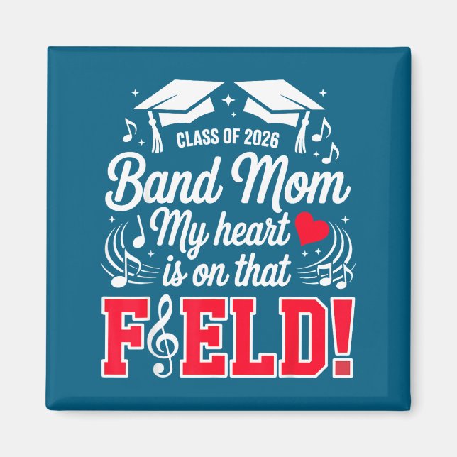 Imã Aquele Campo de Banda de Classe Mãe Coração (Frente)