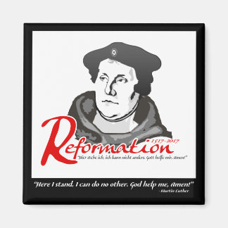 Imã Aqui Estou O Martin Luther Reformation 500 Magnet