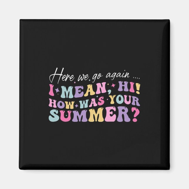 Imã Aqui Vamos De Novo, Quero Dizer Oi Como Foi O Seu  (Frente)