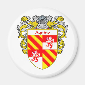 Imã Aquino Casaco de Armas (Mantled)