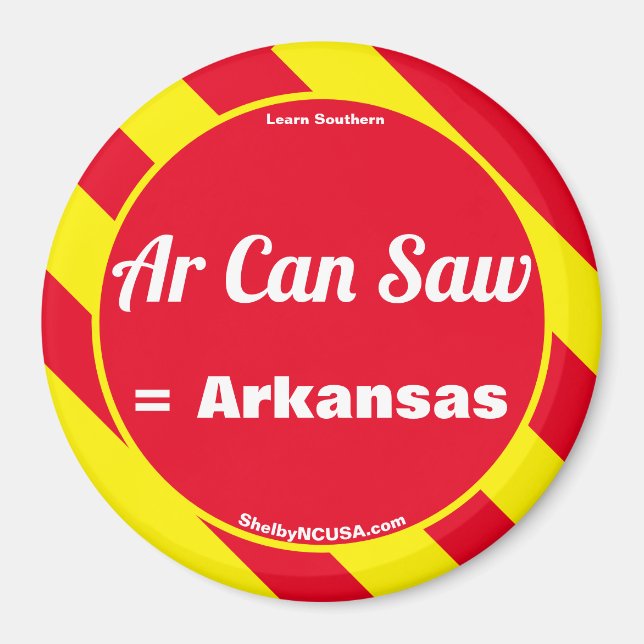 Imã Ar pode ver o íman vermelho/amarelo (Frente)