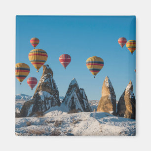 Imã Ar quente que Ballooning em Cappadocia