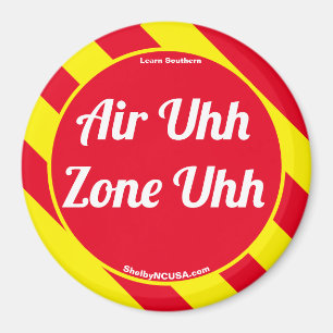 Imã Ar Uhh Zone Uhh Red/Yellow Magnet