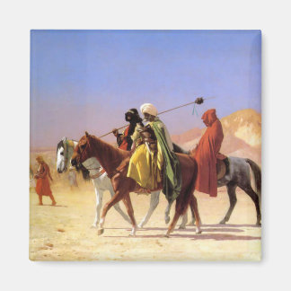 Imã "Árabes atravessando o deserto", por Jean Leon Ger