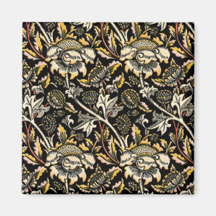 Imã Arabesque floral escuro de William Morris