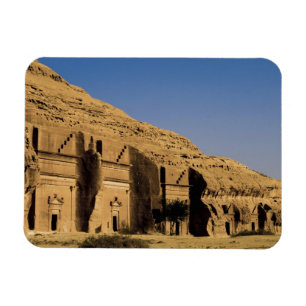 Ímã Arábia Saudita, local de Madain Saleh, 2 antigos