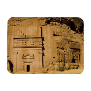 Ímã Arábia Saudita, local de Madain Saleh, antiga 3