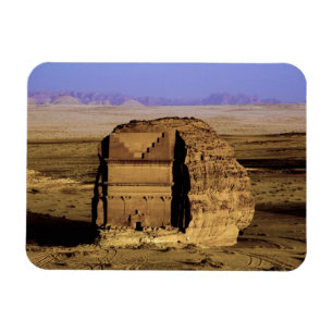Ímã Arábia Saudita, local de Madain Saleh, antigo