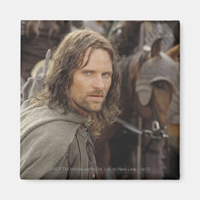 Imã Aragorn com cavalo (Frente)