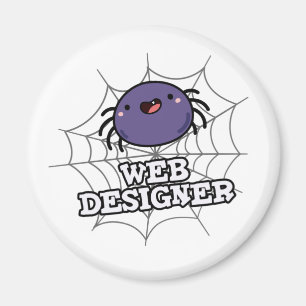 Imã Aranha-Aranha Engraçada do Web Designer