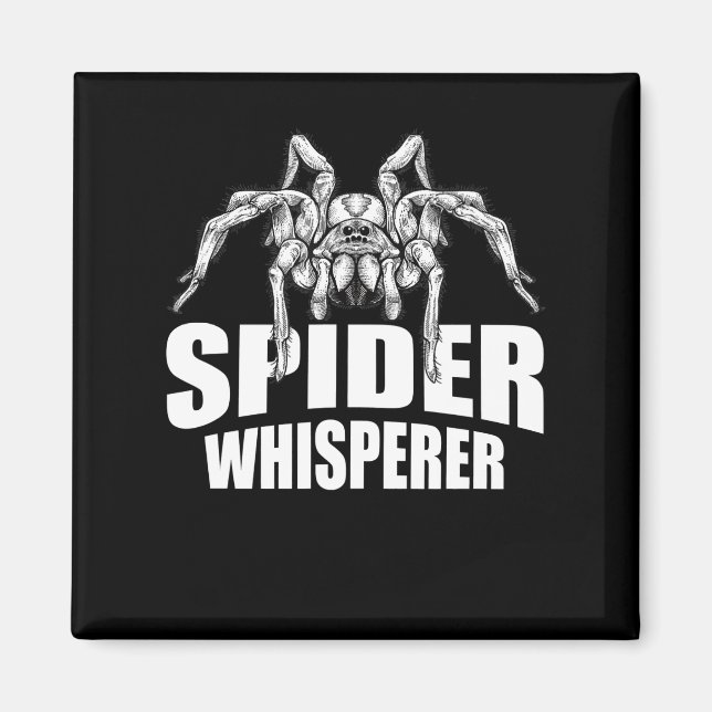 Imã Aranha-Aranha-Whisperer Halloween Tarantula Gift (Frente)