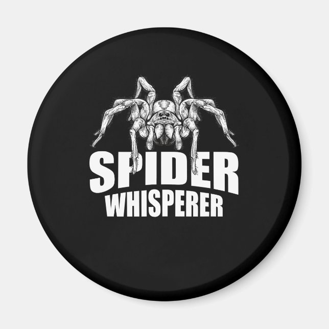 Imã Aranha-Aranha-Whisperer Halloween Tarantula Gift (Frente)