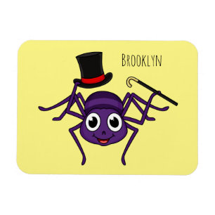 Ímã Aranha-branca no desenho do chapéu