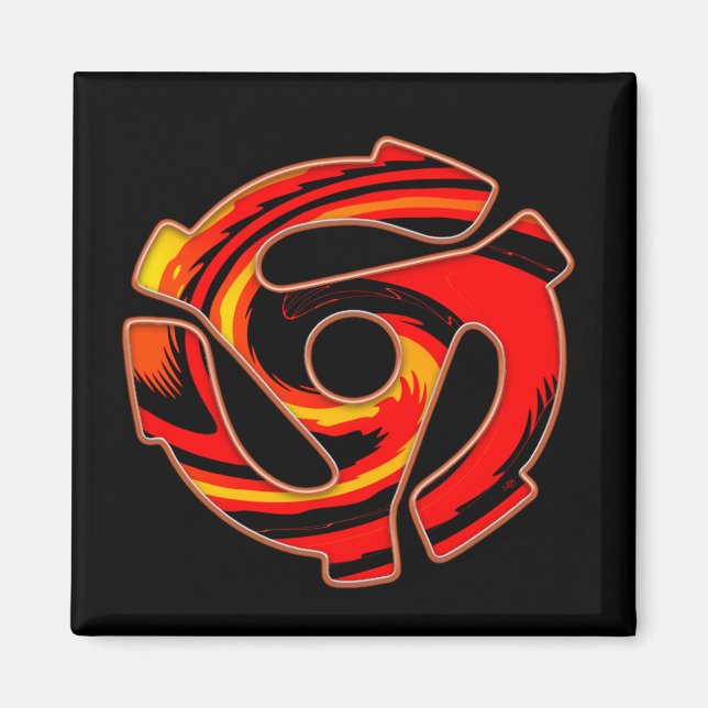 Imã Aranha de 45 RPM (Frente)