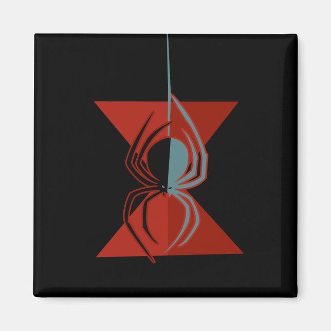 Imã Aranha de Hourglass Vermelha (Frente)