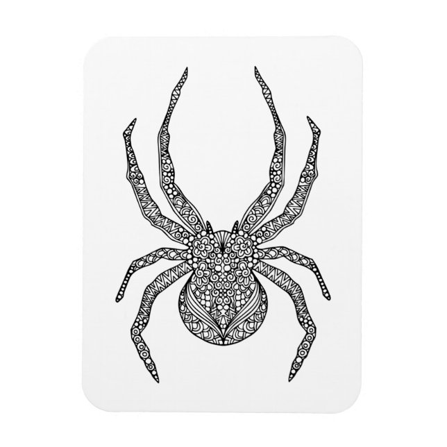 Ímã Aranha Doodle (Vertical)
