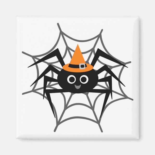 Imã Aranha Halloween em Camisetas e presentes na Web (Frente)