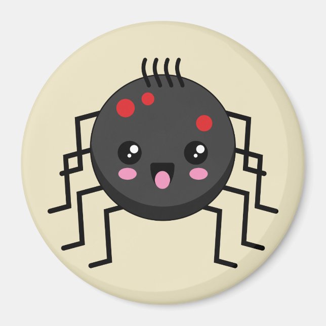 Imã Aranha Kawaii Cute (Frente)