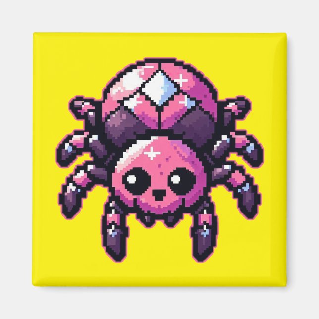 Imã Aranha-Pixel Cuja Pixel (Frente)