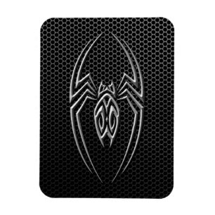 Ímã Aranha tribal da malha de aço