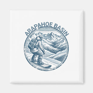 Imã Arapahoe Basin Snowboard Snowboarder