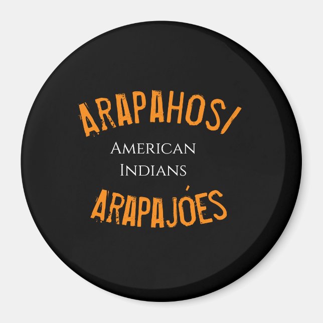Imã Arapahos/Arapajóes índios americanos T-Shirt Hoodi (Frente)