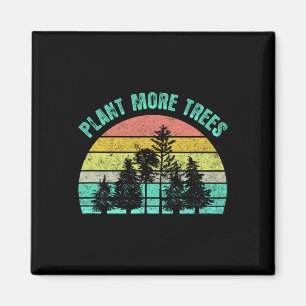 Imã Arbor Dia 2021 Planta Mais Árvores Retro Clima Nat