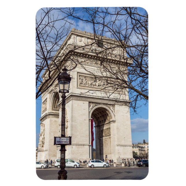 Ímã Arc de Triomphe em Paris, França (Vertical)