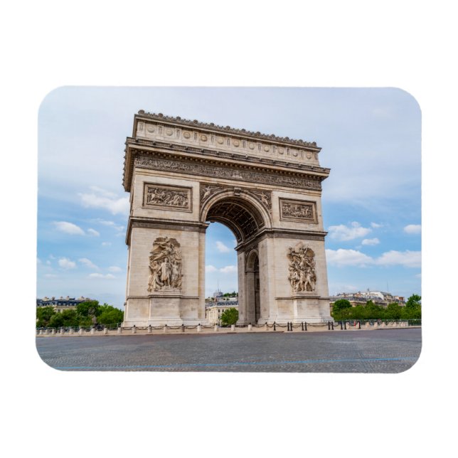 Ímã Arc de Triomphe em Paris, França (Horizontal)