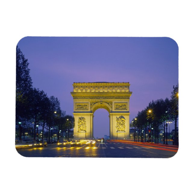 Ímã Arc de Triomphe, Paris, França, (Horizontal)