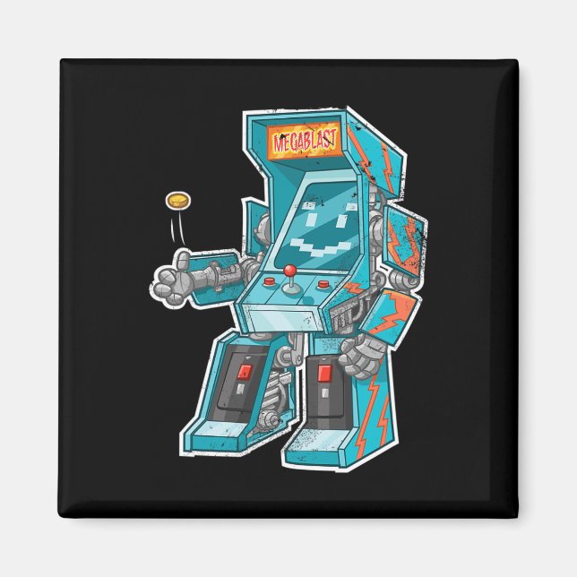 Imã Arcade Bot - Gabinete De Jogo De Vídeo Com Joystic (Frente)