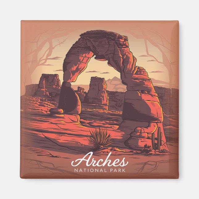 Imã Arches National Park Sandstone (Frente)