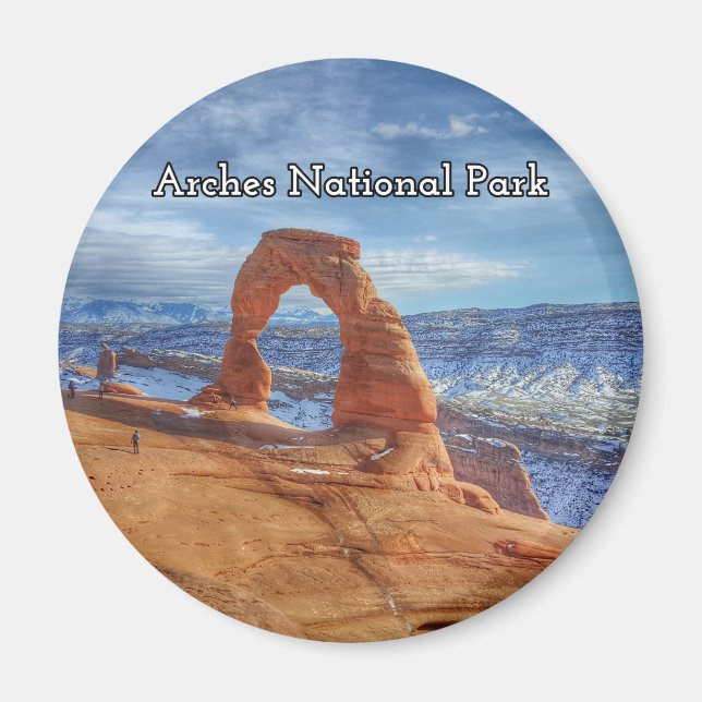 Imã Arches National Park Souvenir Magnet (Frente)