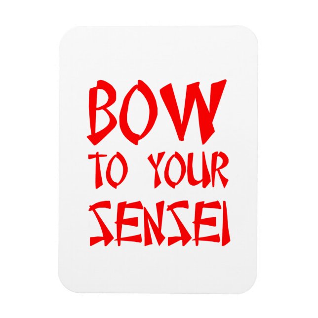 Ímã Arco ao seu Sensei (Vertical)