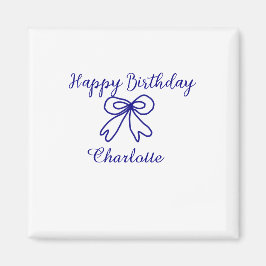 Imã Arco Azul CUTIE ADICIONAR NOME BABY feliz aniversá